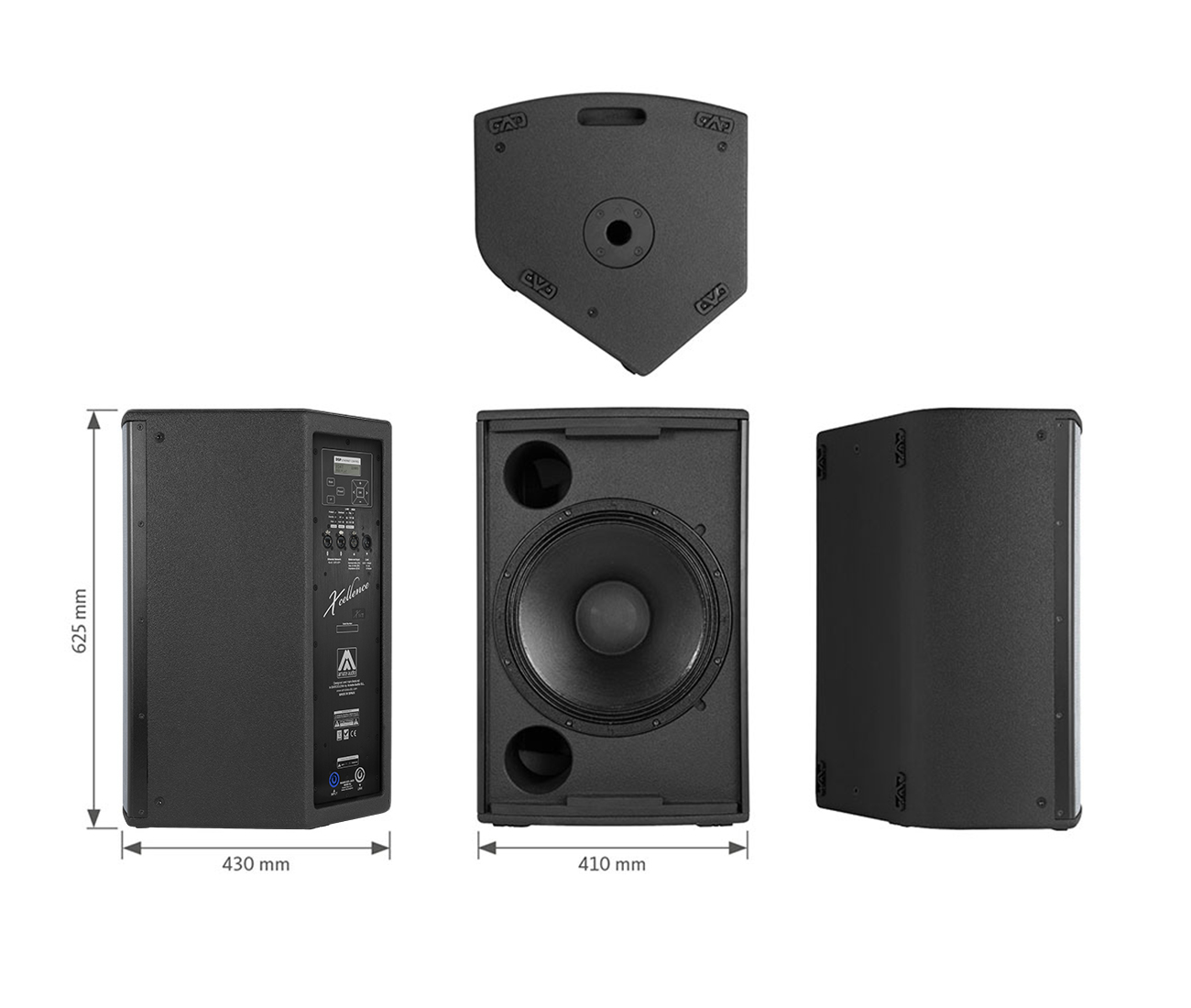 enceinte de retour amate audi x14t dimensions Location enceinte retour de scène amate audio x14t